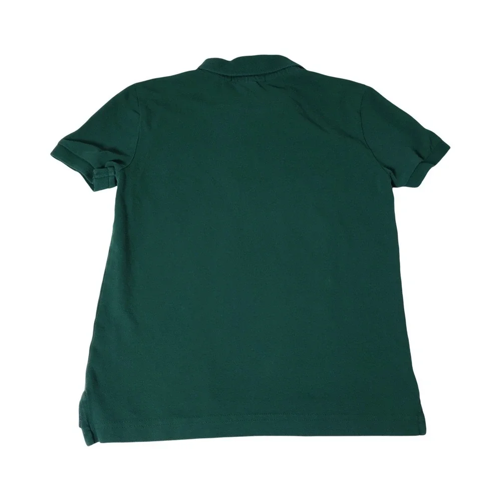 US Polo Assn Boys Green Short Sleeve Pique Polo Shirt Size M 8